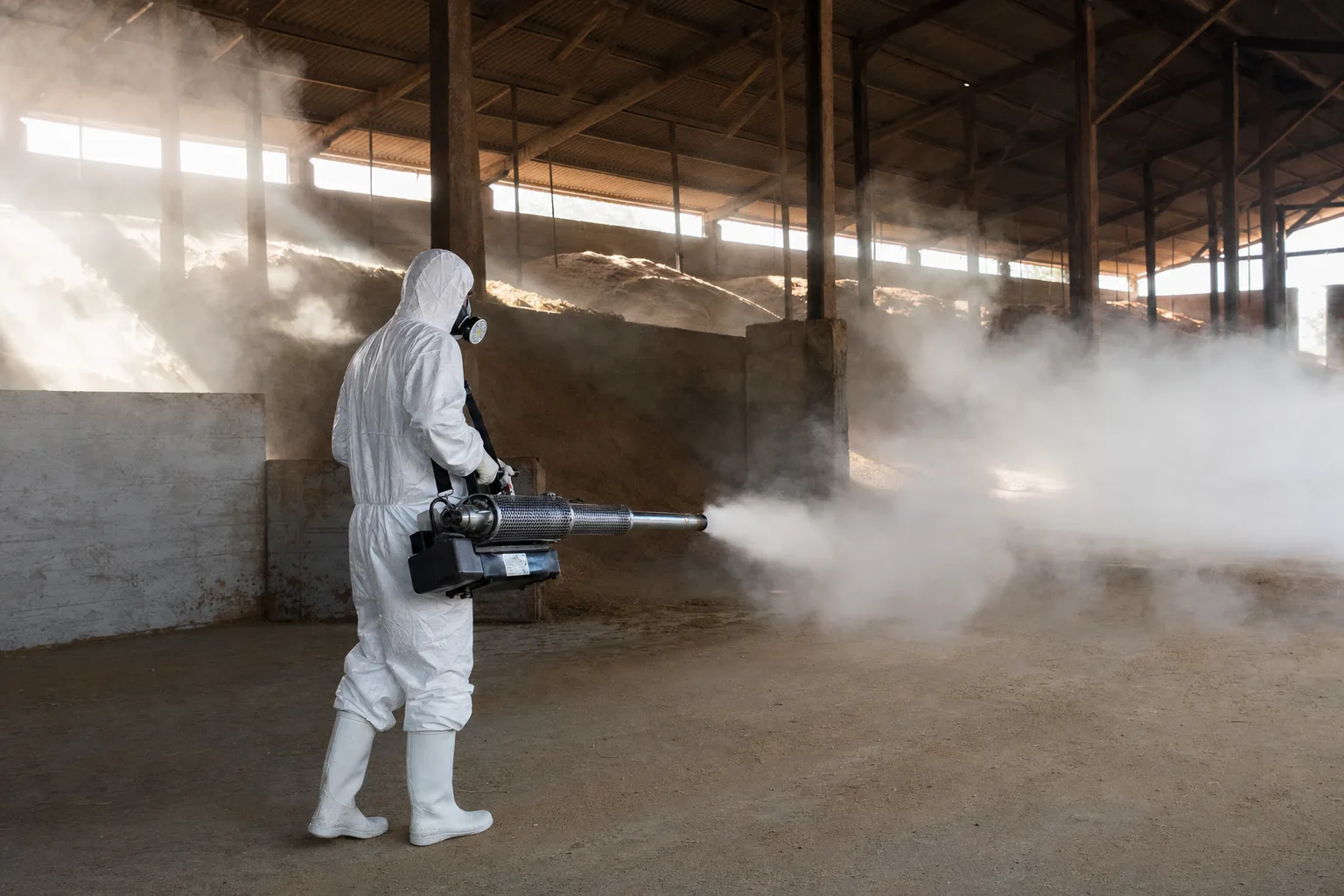 Nebulización ULV en una cocina profesional